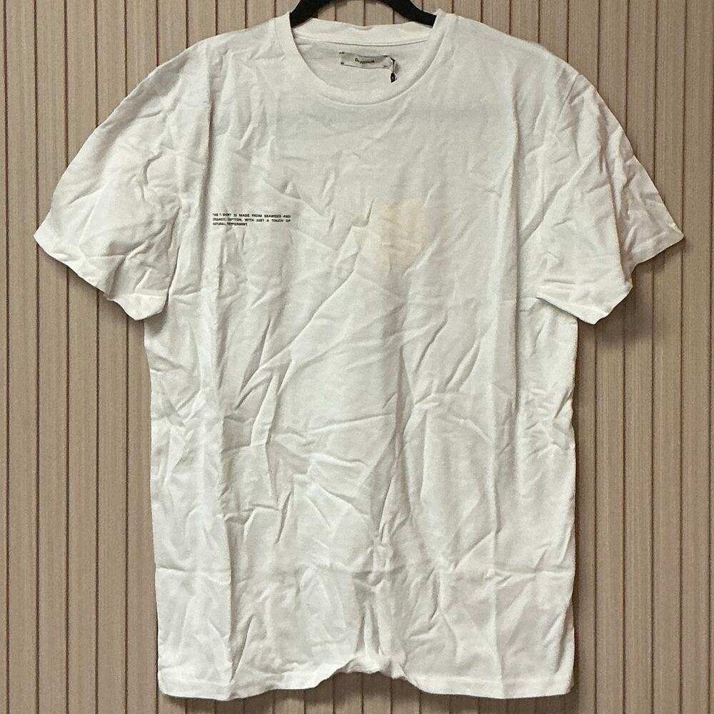 PANGAIA White Organic Cotton C-FIBER Core T-Shirt Men’s Size XS